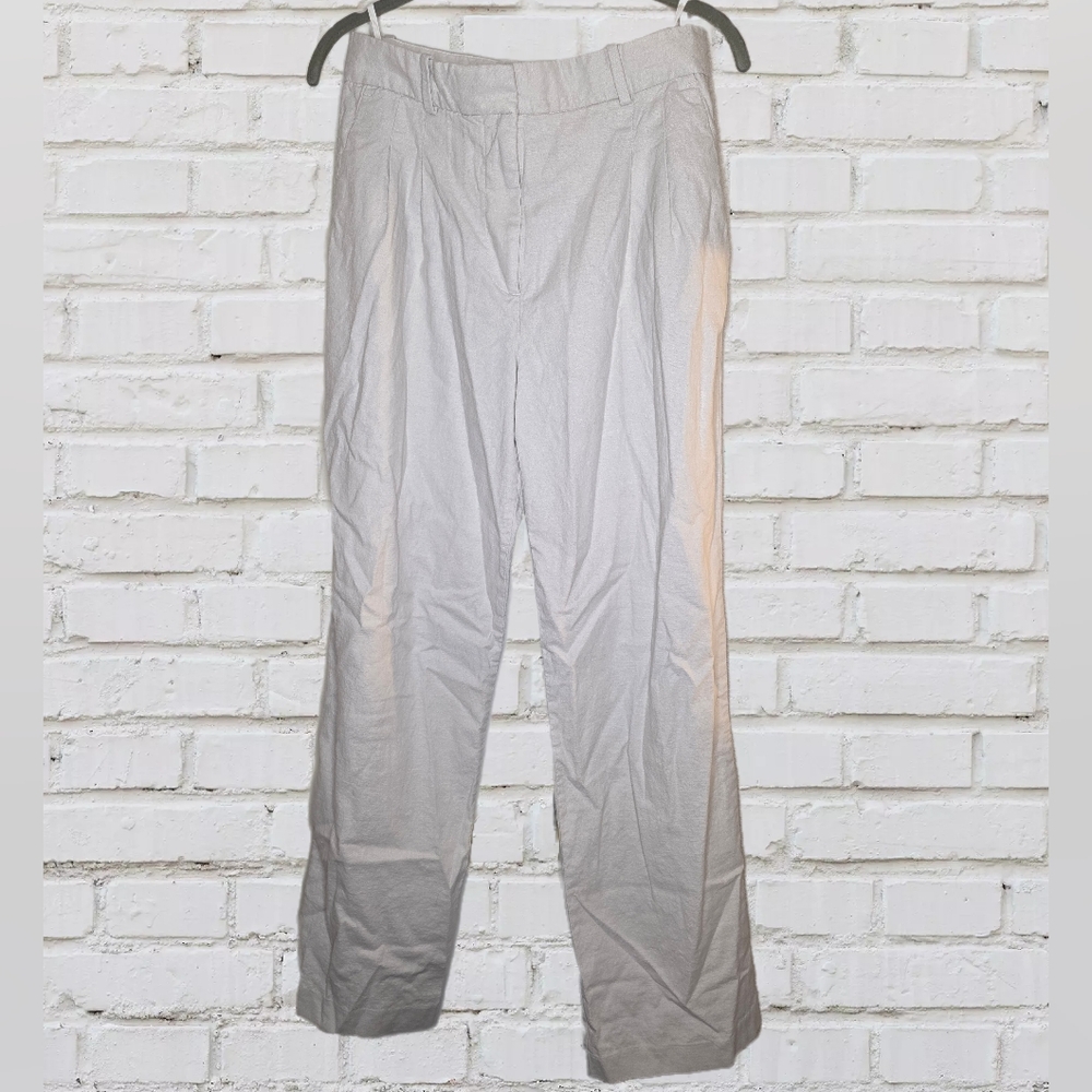 Open Edit Everyday Linen Blend Pants • Grey Moonbeam 2️⃣ - Picture 8 of 11